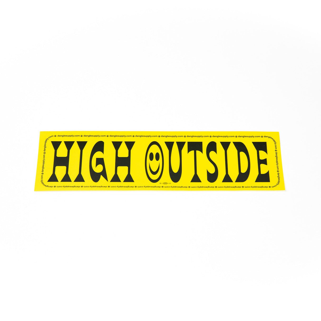 High Outside Bumper Sticker