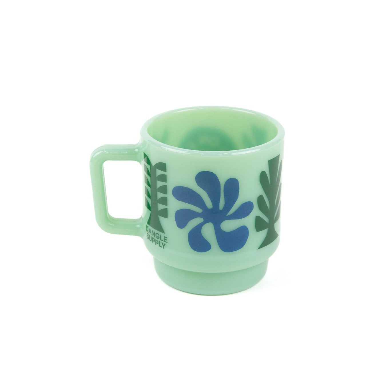 High on Earth milk-glass mug – Dangle Supply