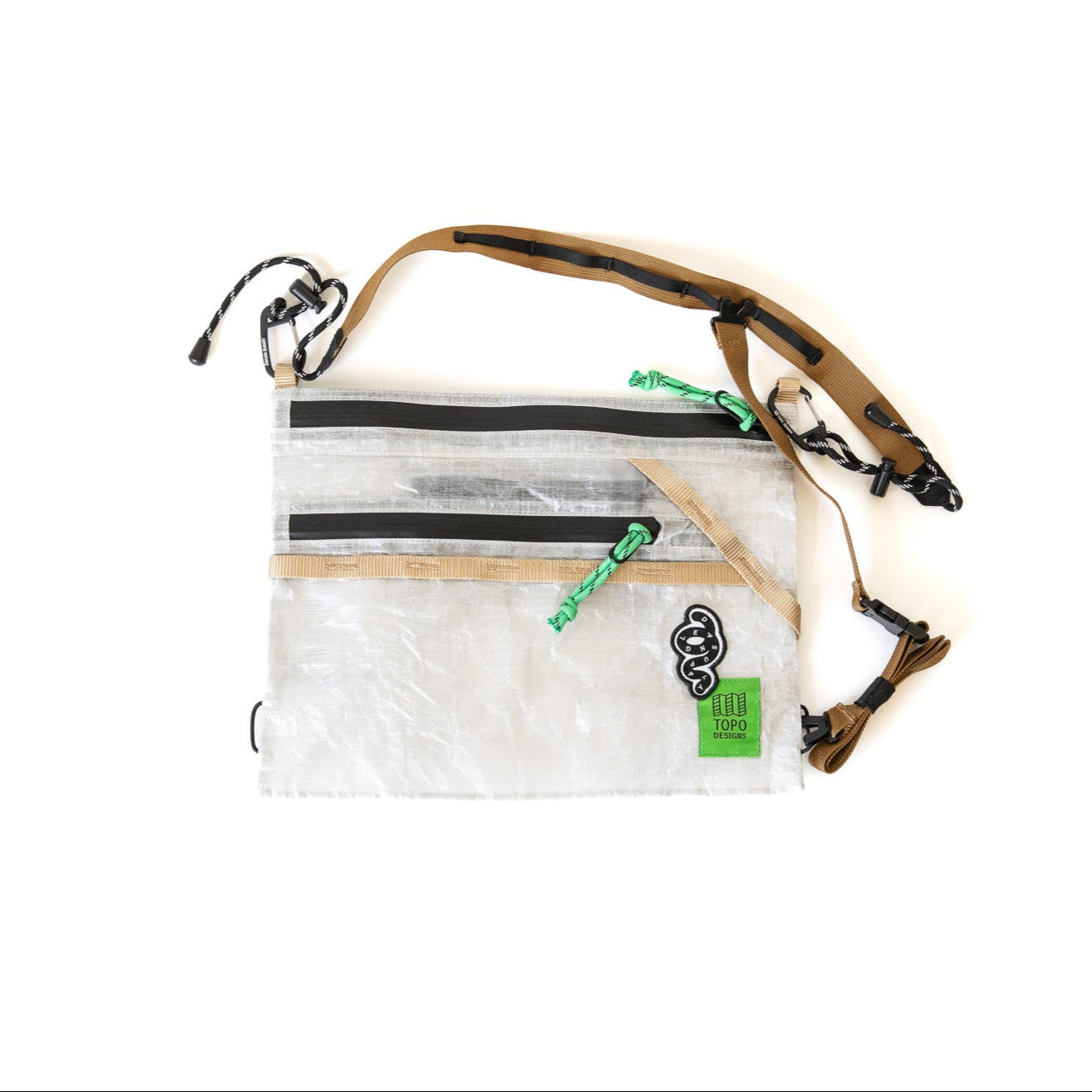 Topo Designs x Dangle Supply Musette Bag (White)