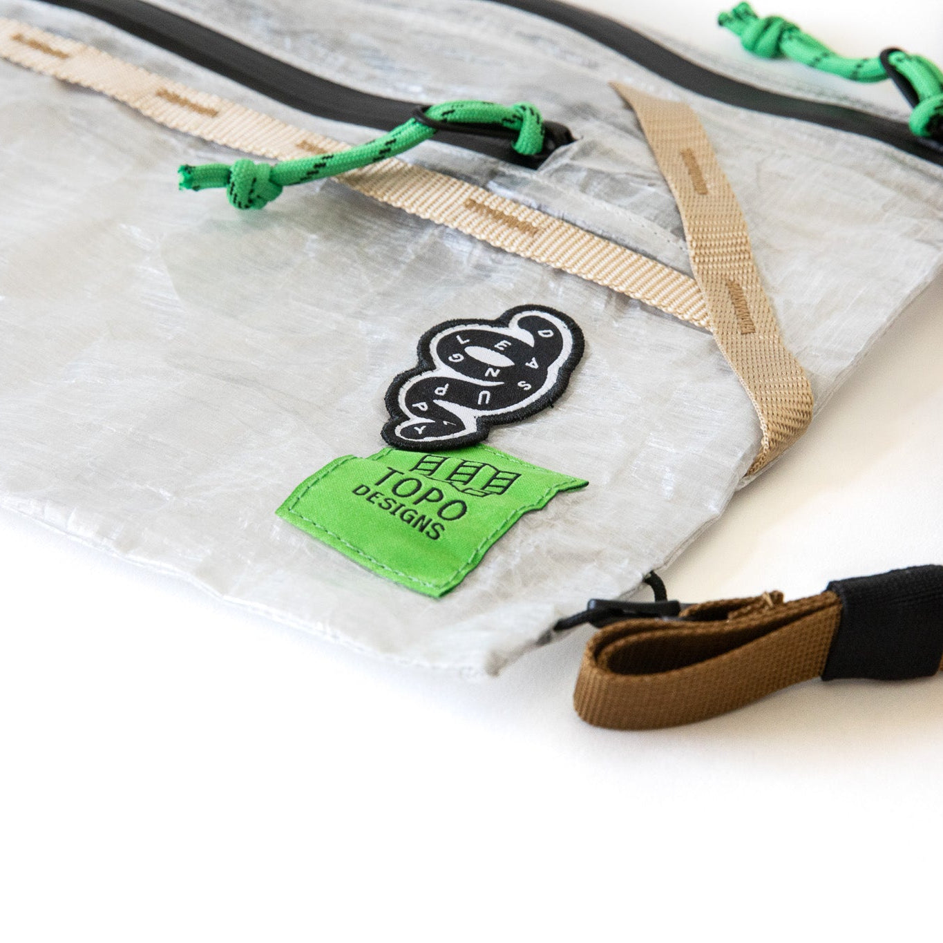 Topo Designs x Dangle Supply Musette Bag (White)