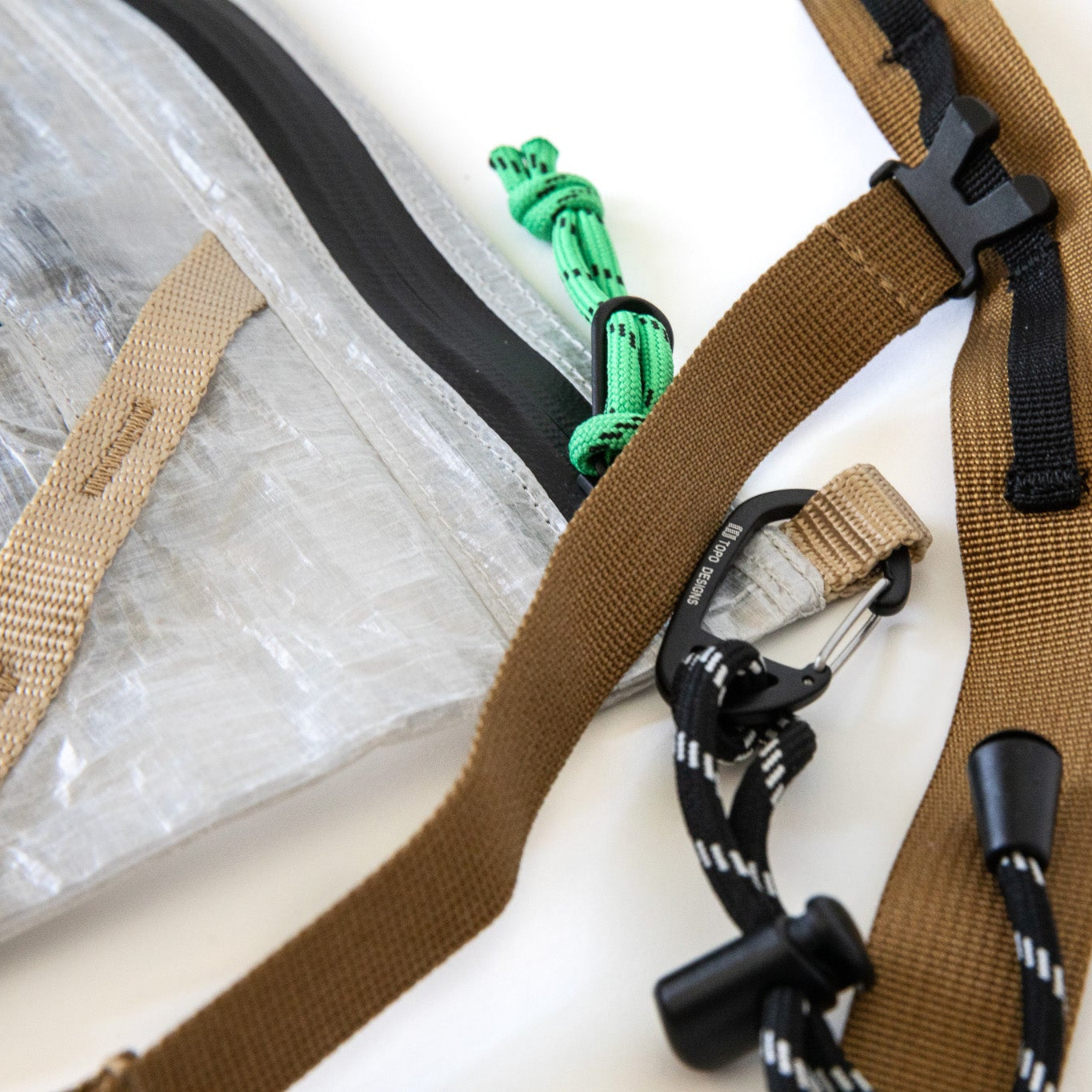 Topo Designs x Dangle Supply Musette Bag (White)