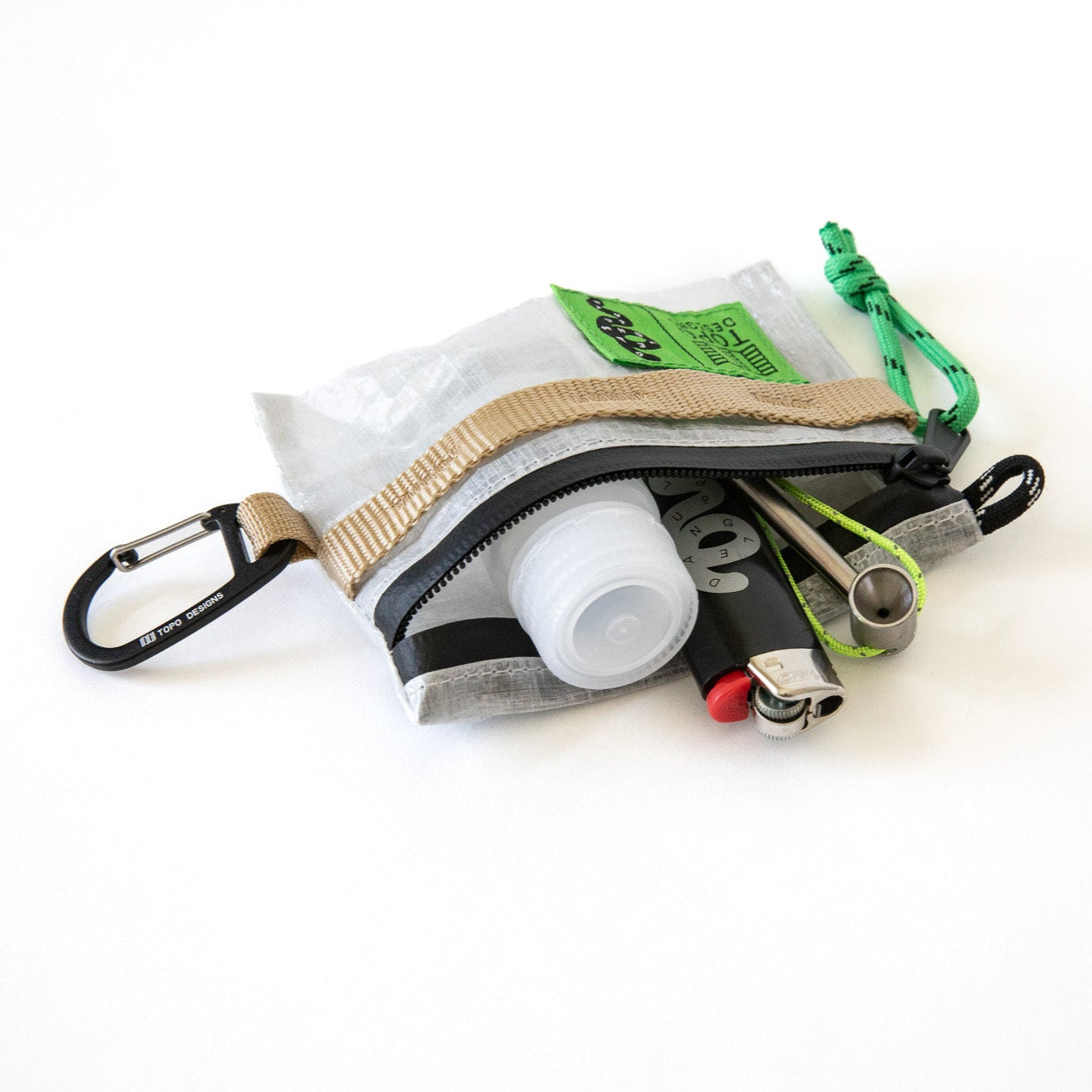 Topo Designs x Dangle Supply Mountain Accessory Bag - Micro (White)