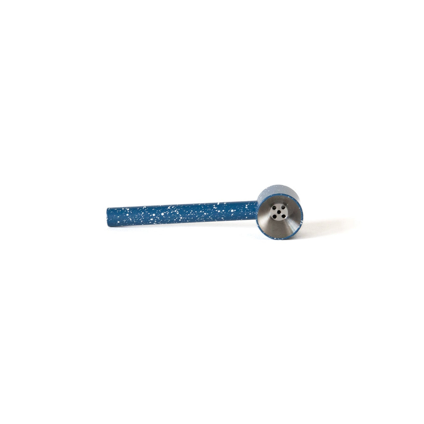 Blue Speckle Smokey Pipe – Titanium Pipe