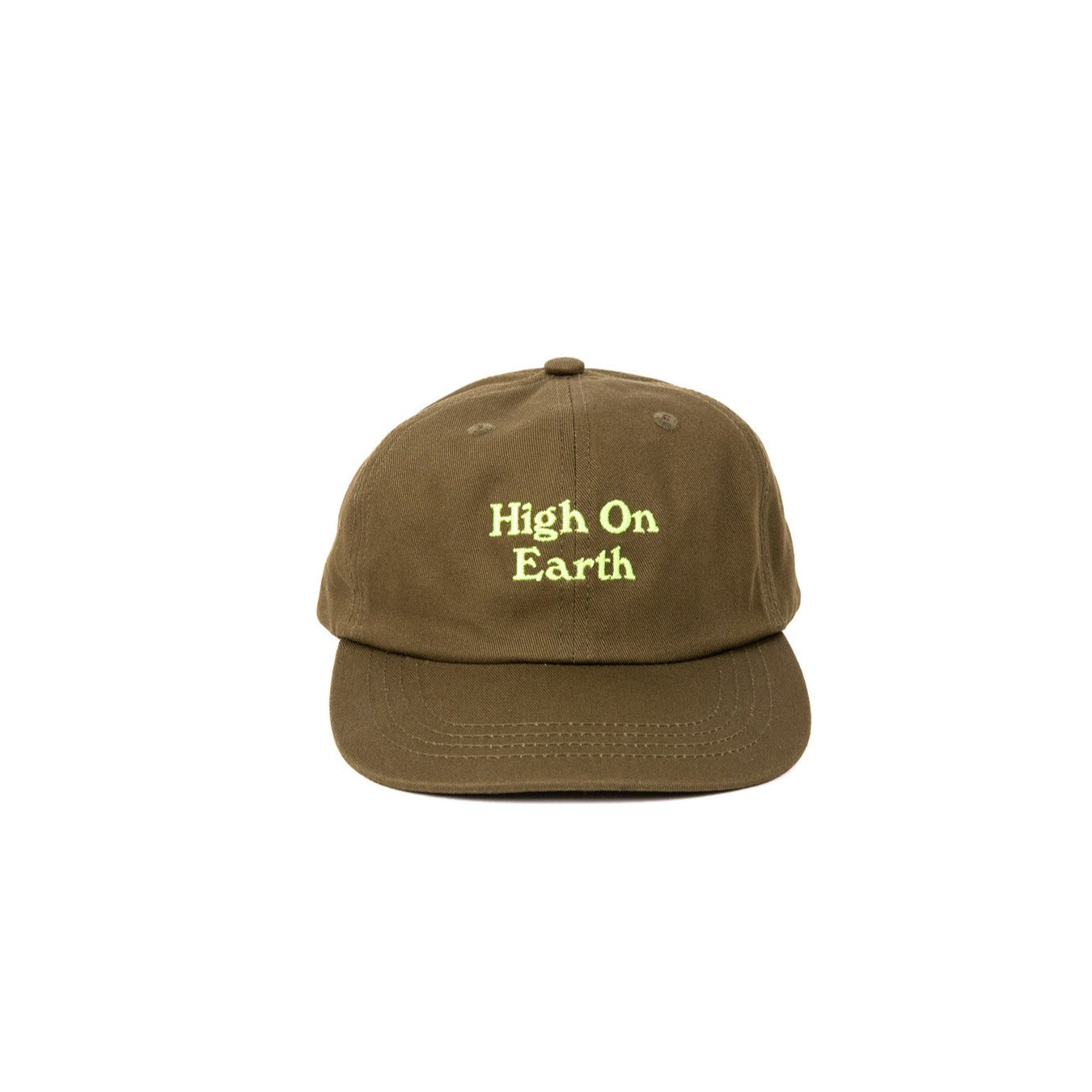 High On Earth hat - Olive