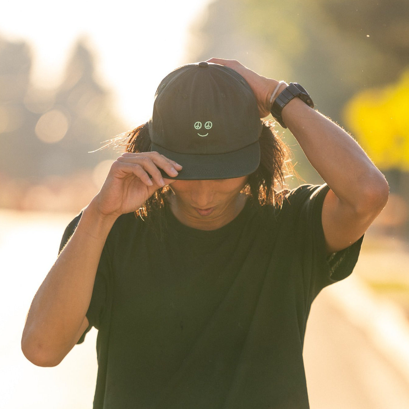 PeaceFace Twill Hat - Forest