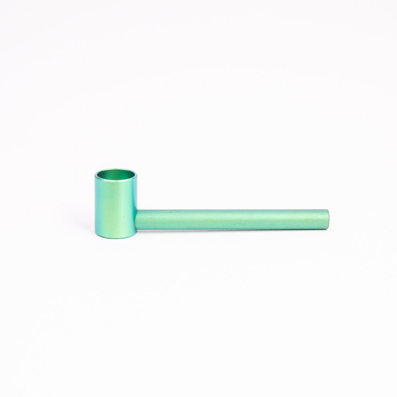 Ti Cobb Titanium threaded smoking pipe emerald